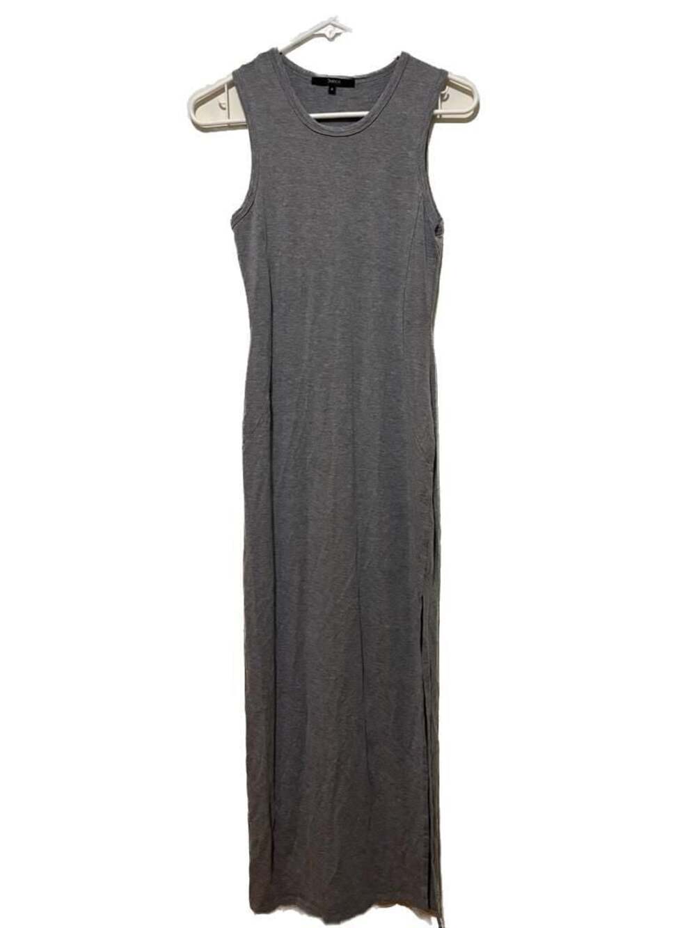 Quince Tencel Lyocell Sleeveless Rib Knit Maxi Dress
